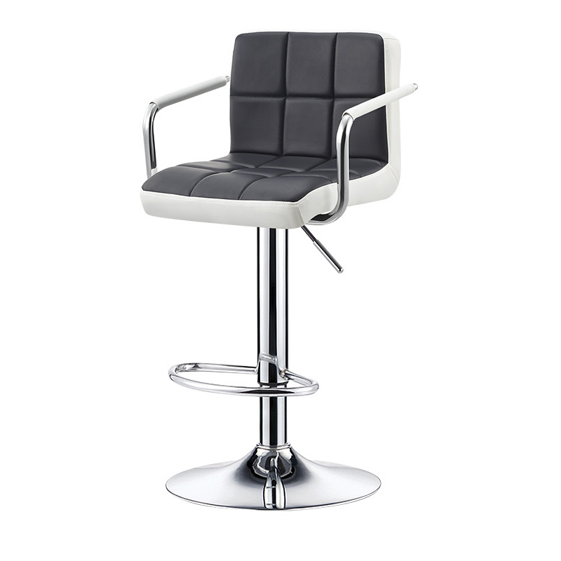 Black White Strap Armrest High