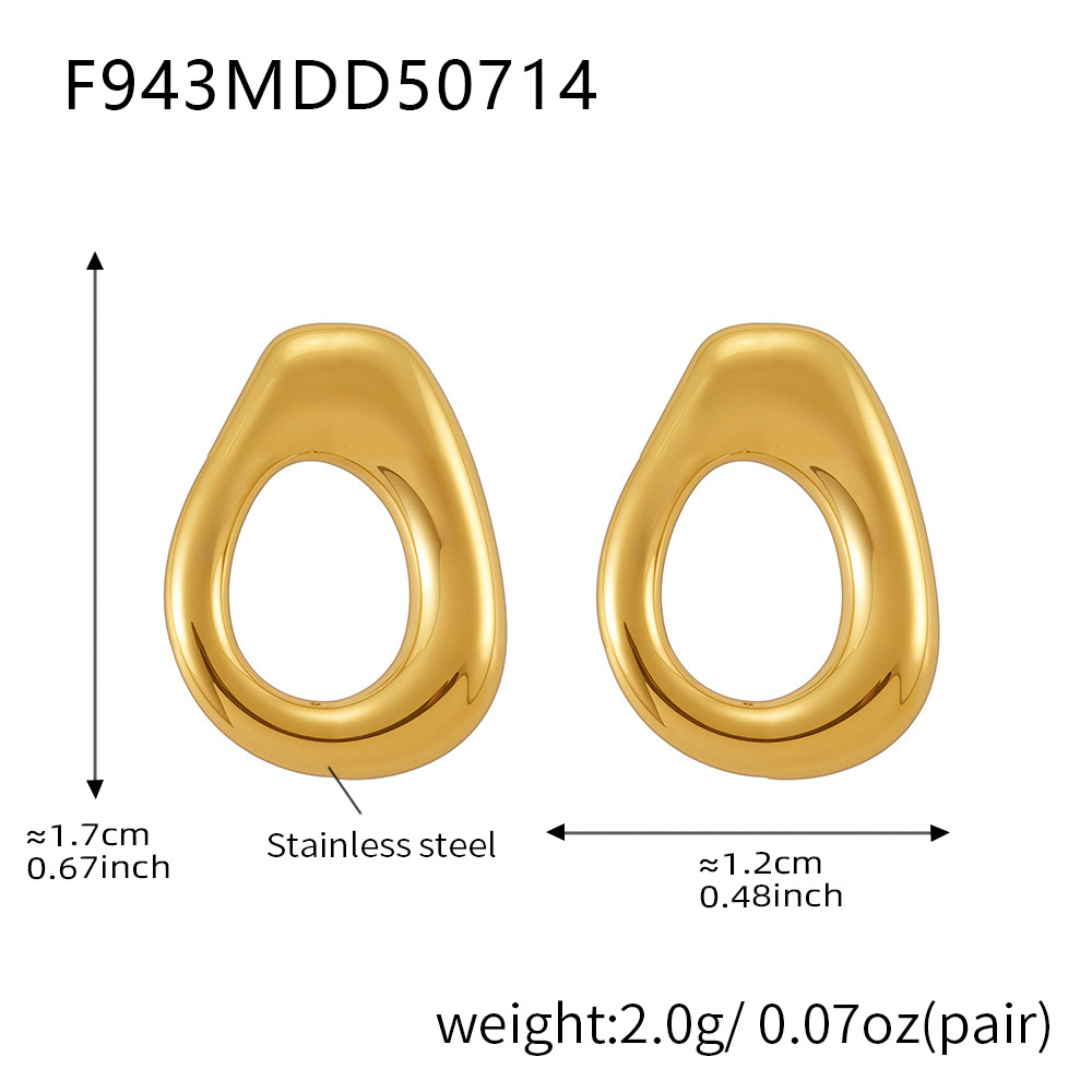 3:F943-gold earrings