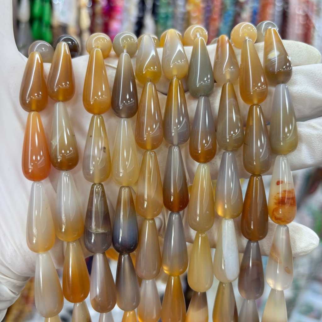 Coffee-colored agate