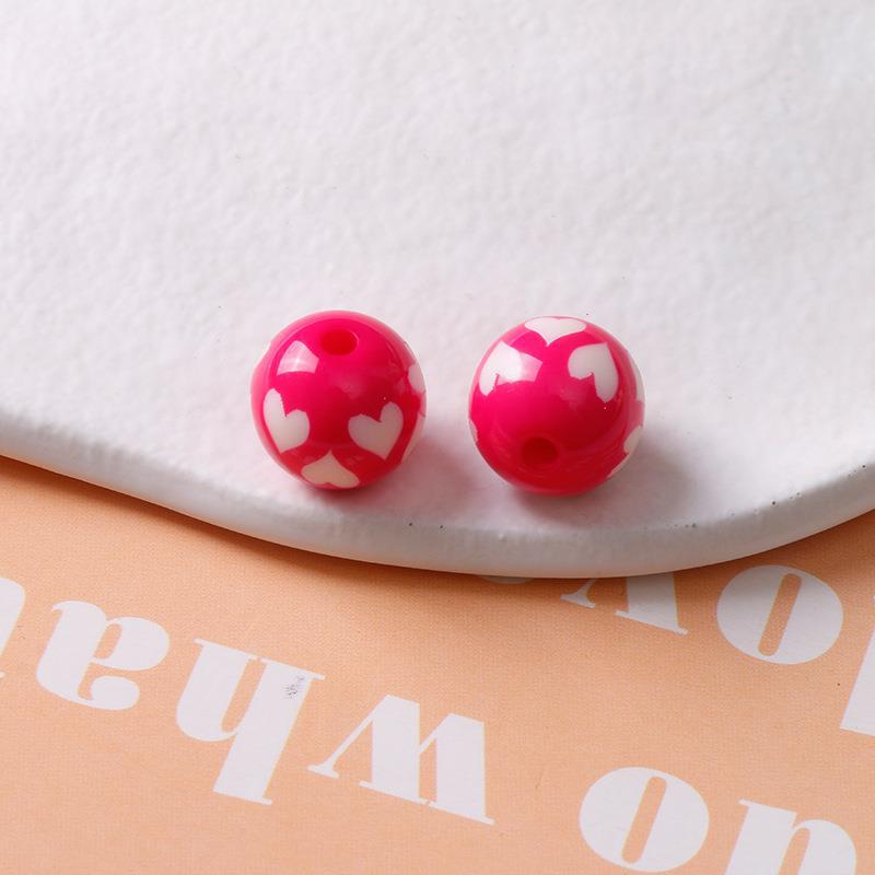 26:Rose Red love beads