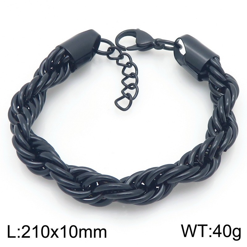 3:Black bracelet