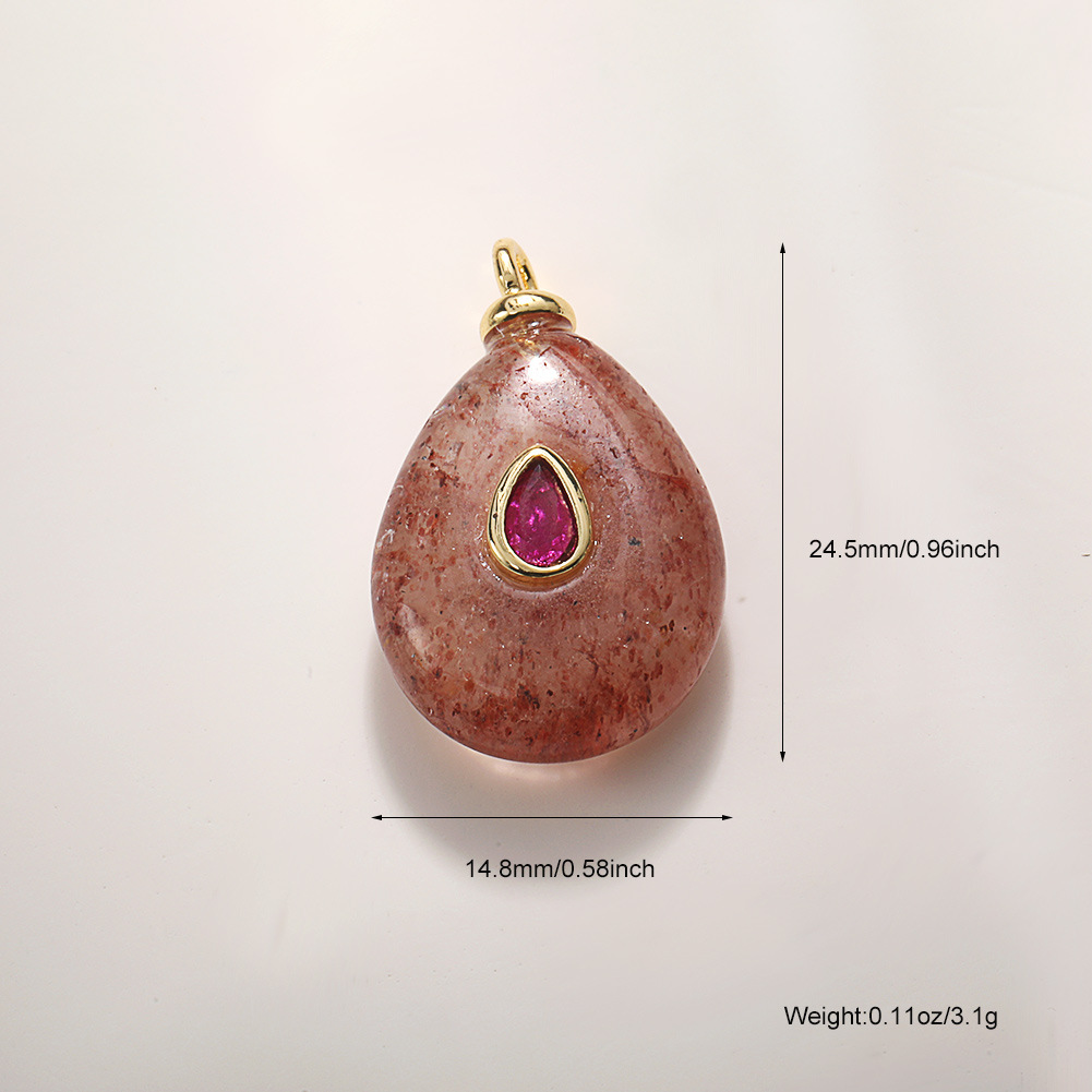 A914  Strawberry Quartz