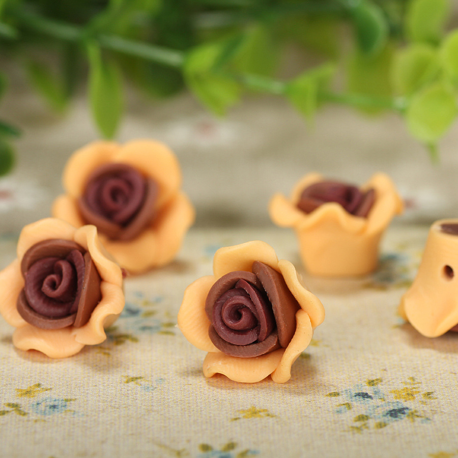 5:15mm brown flower root string hole