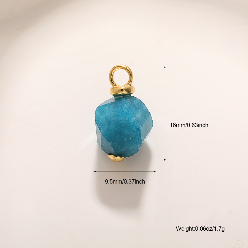 Polygonal sponge crystal blue