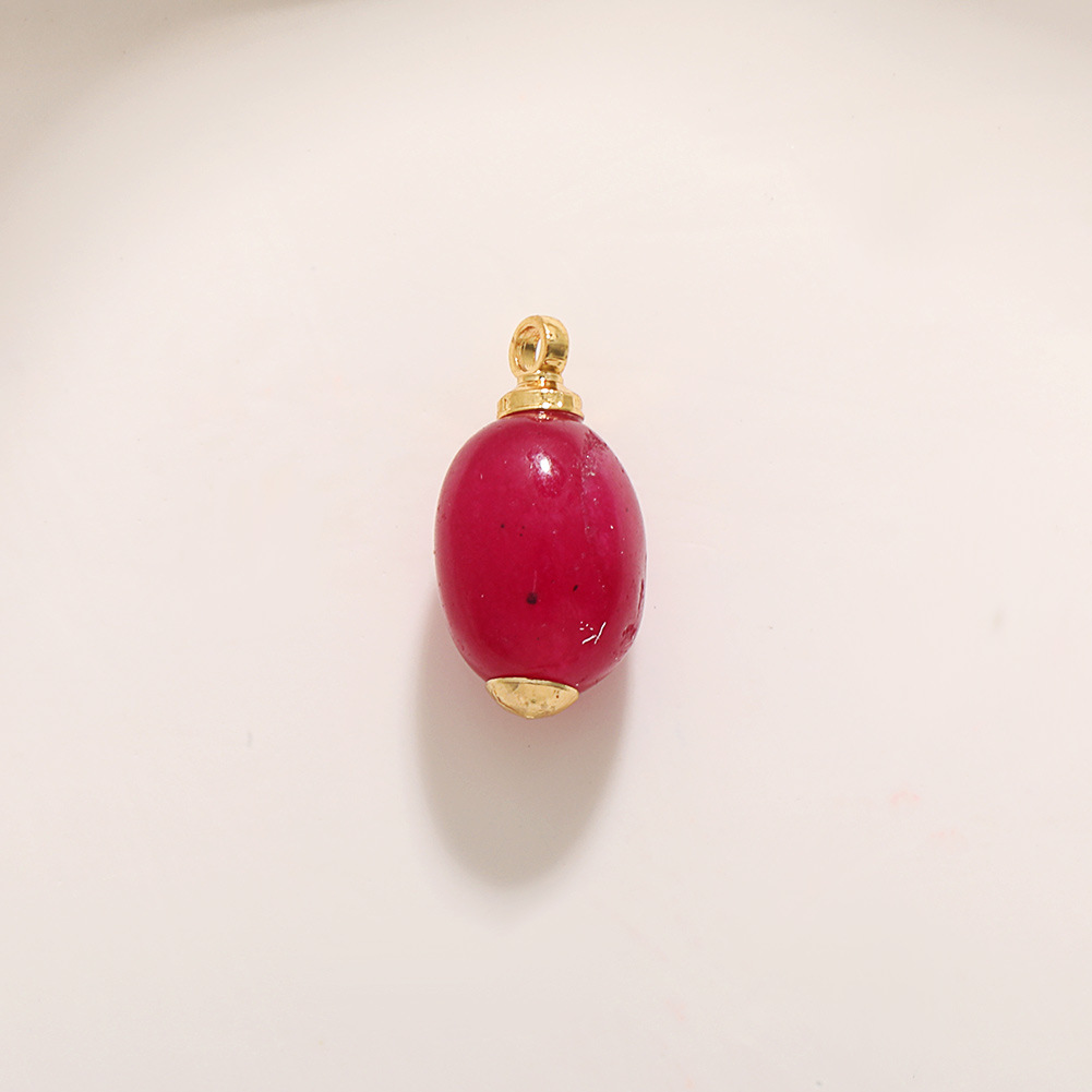 21:ruby ​​barrel beads