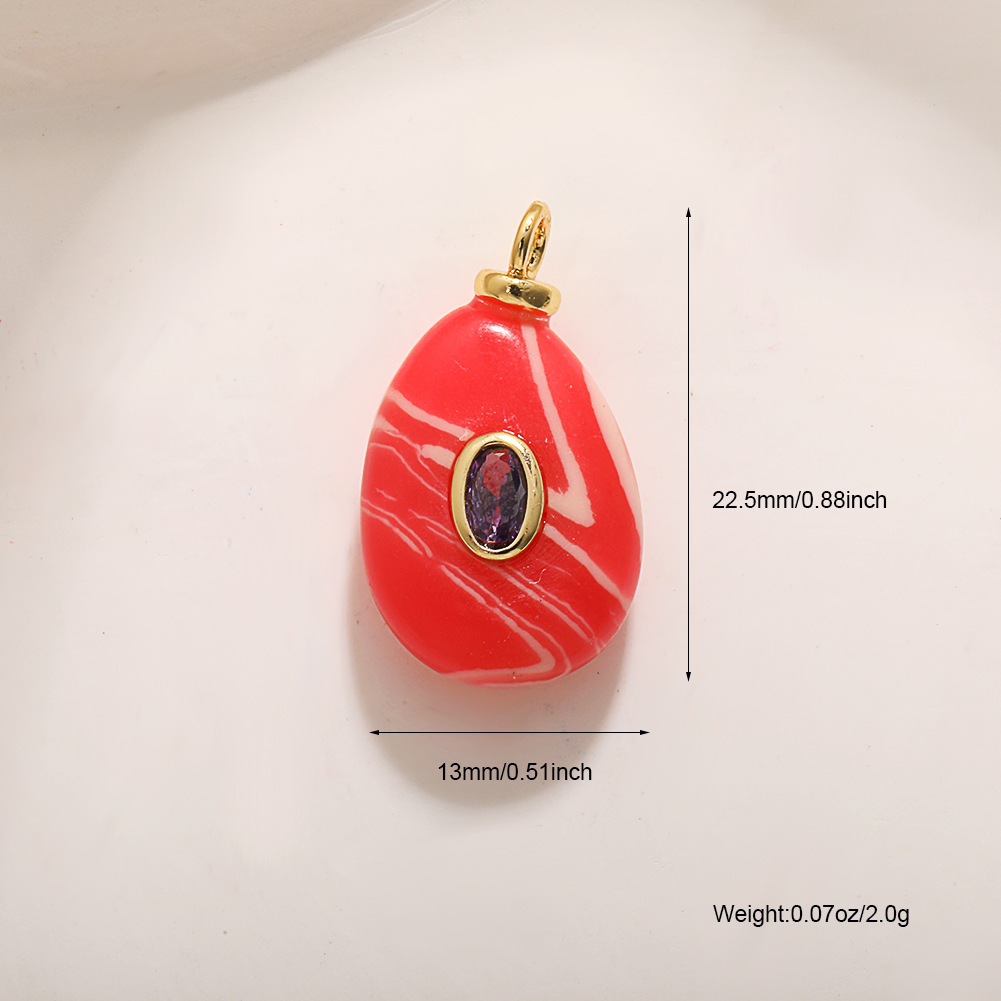 45:red-grained turquoisewith rhinestone