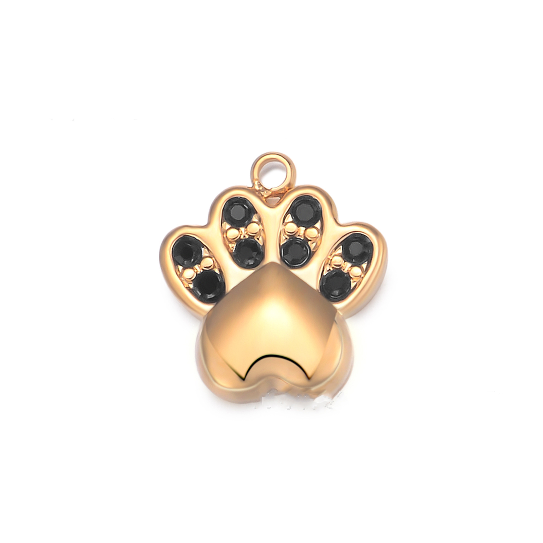 2:Dog paw black diamond