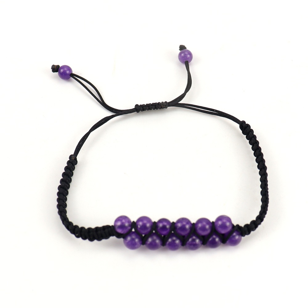 3:Black rope   amethyst