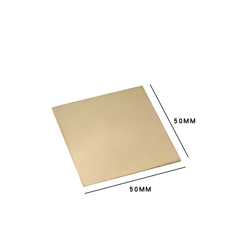 50*50x1.2mm brass