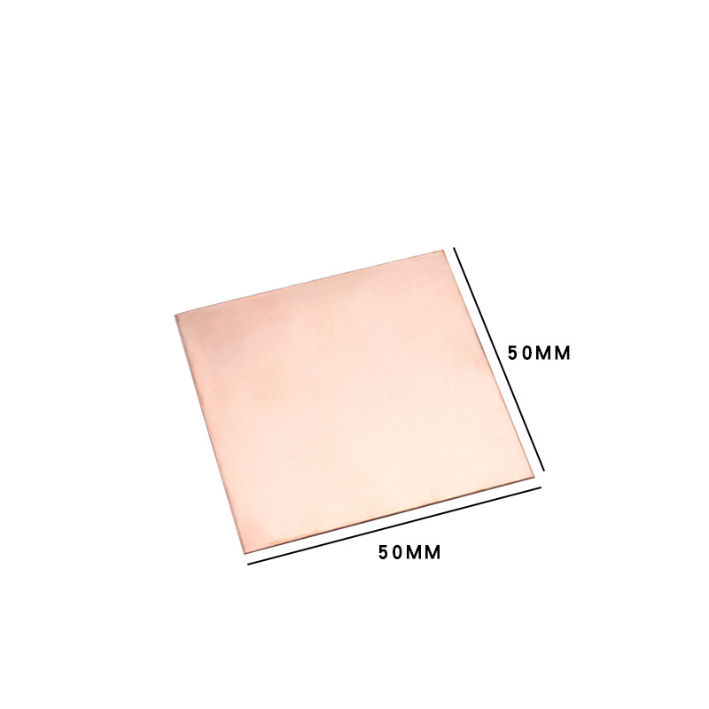 50*50x1mm red copper