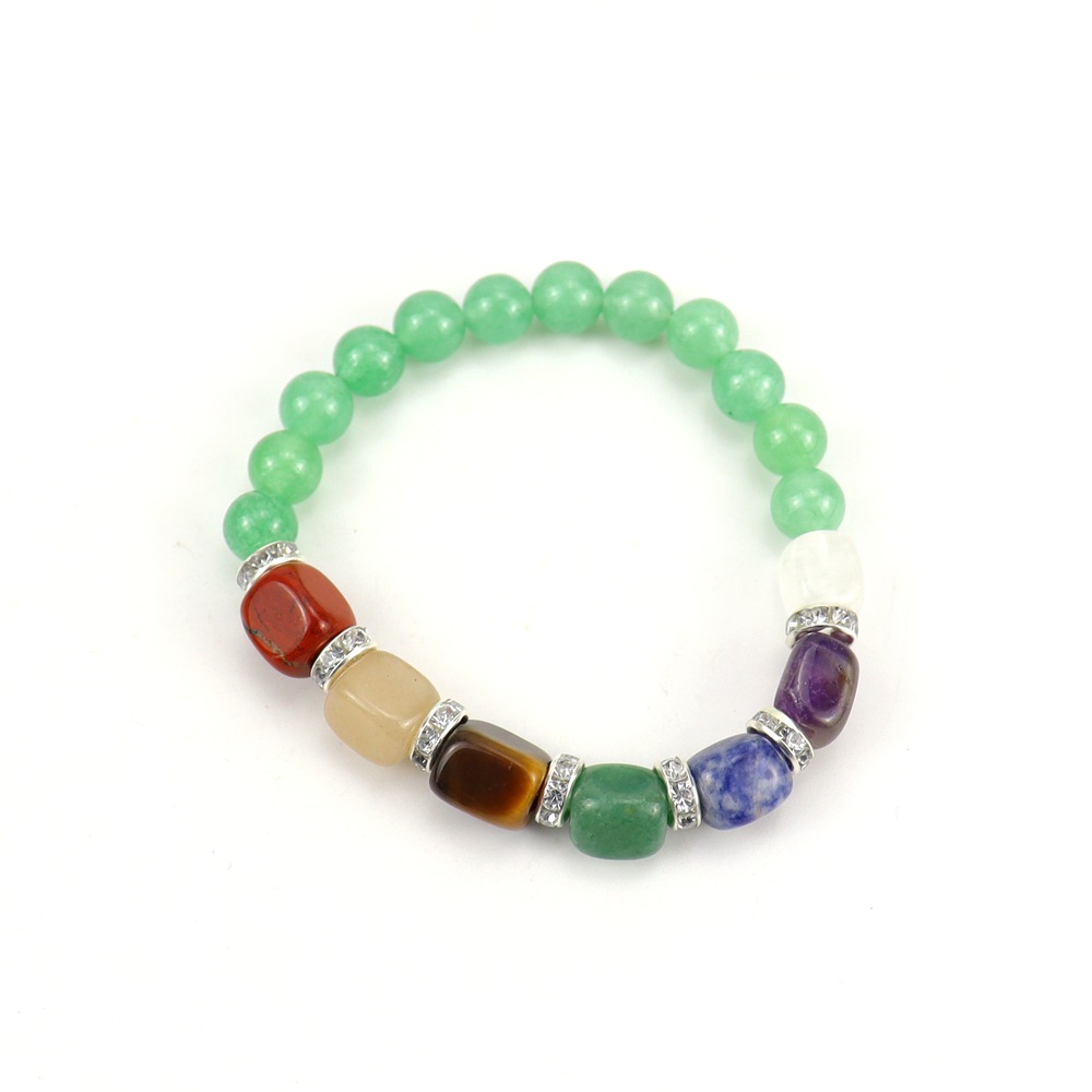 2:Green aventurine colorful shape