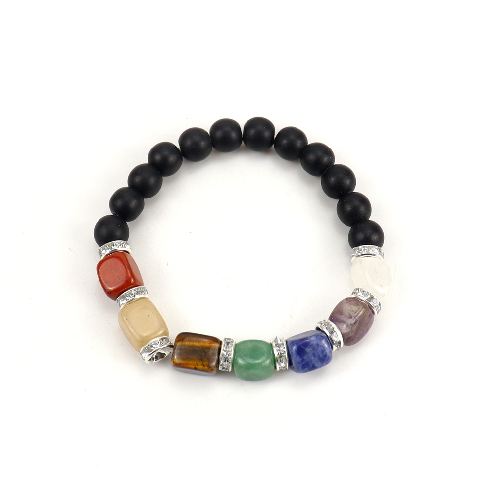 8:Glossy volcanic stone colorful shape