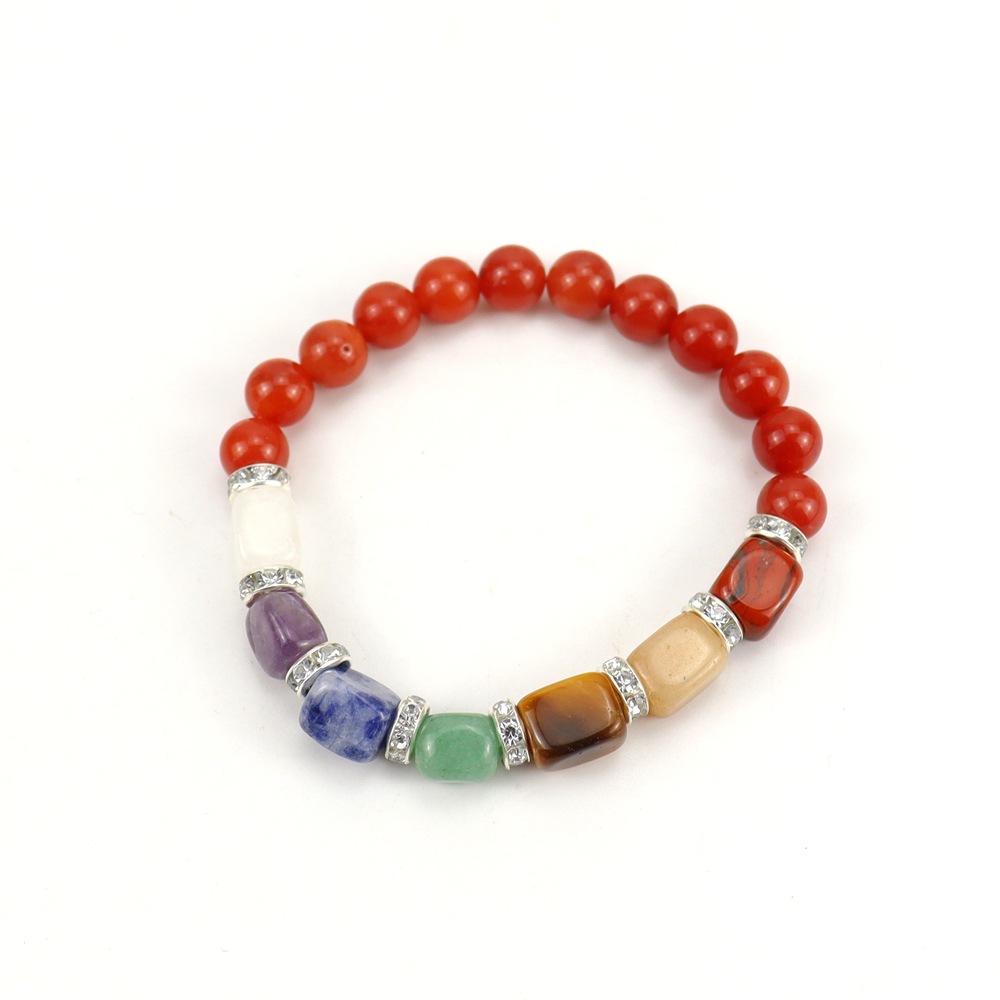 11:Red stone colorful shape