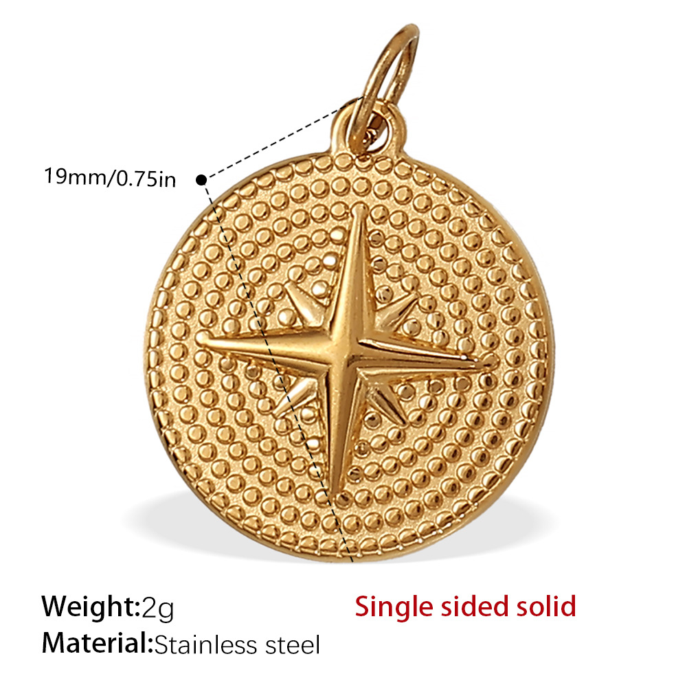 20:Pj258g single sided solid pendant