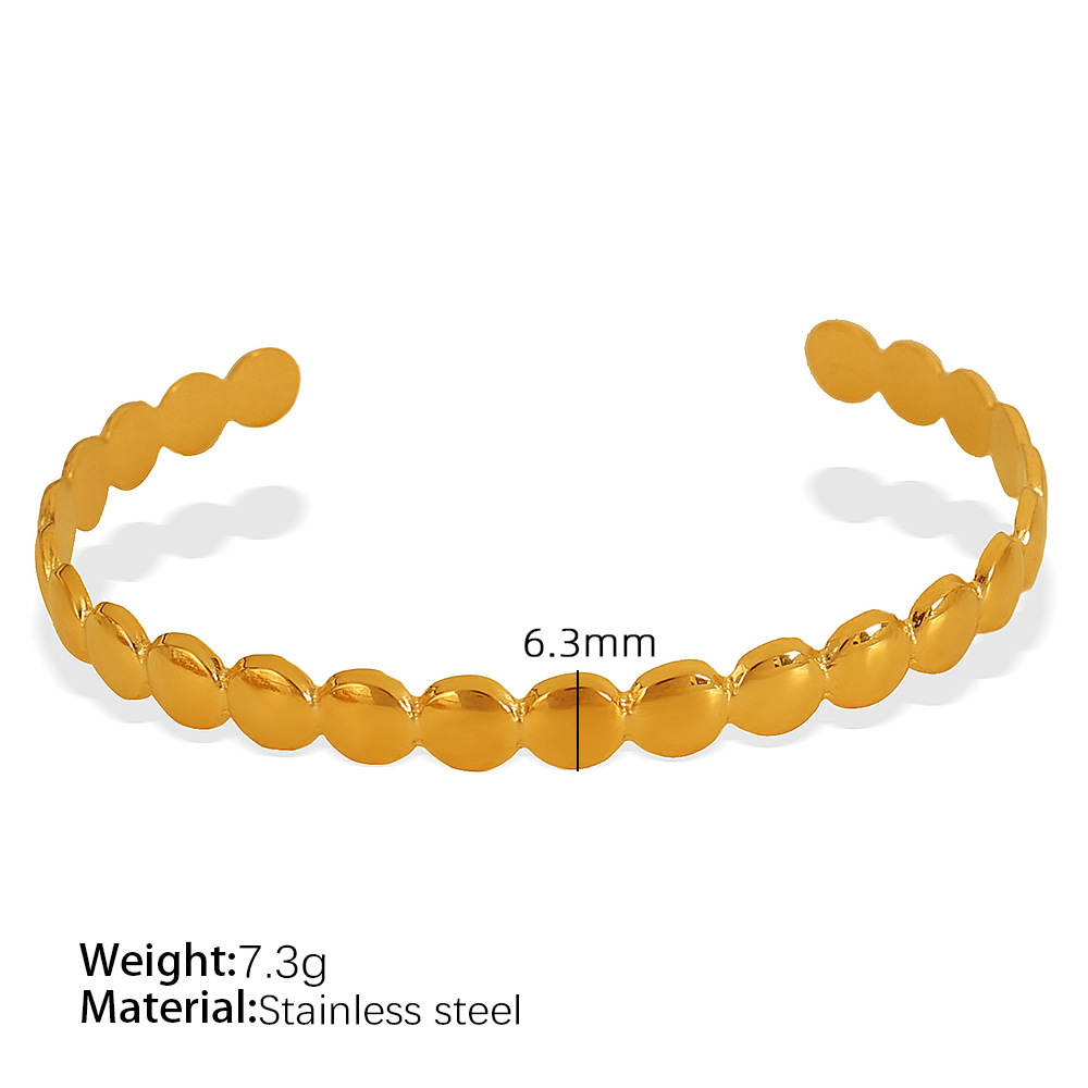 13:SZ86 adjustable gold bracelet