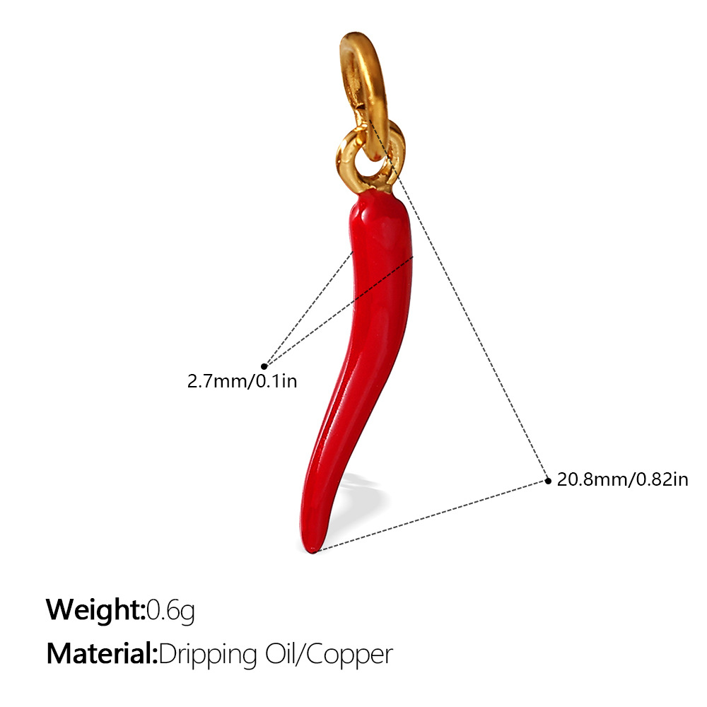 10:Pj608rdg red oil drop pendant