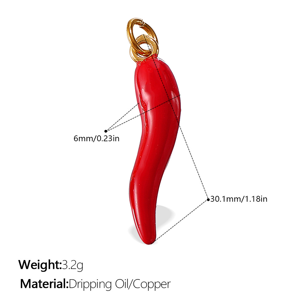 11:Pj609rdg red oil drop pendant