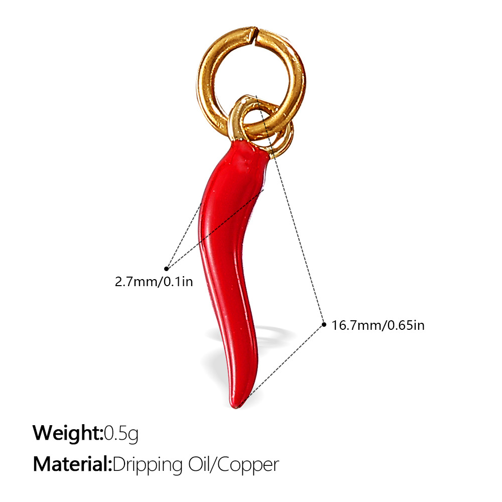 12:Pj610rdg red oil drop pendant