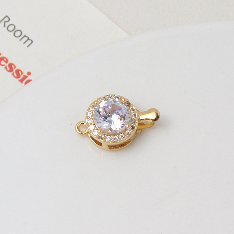 1:01 # White round-10*15mm