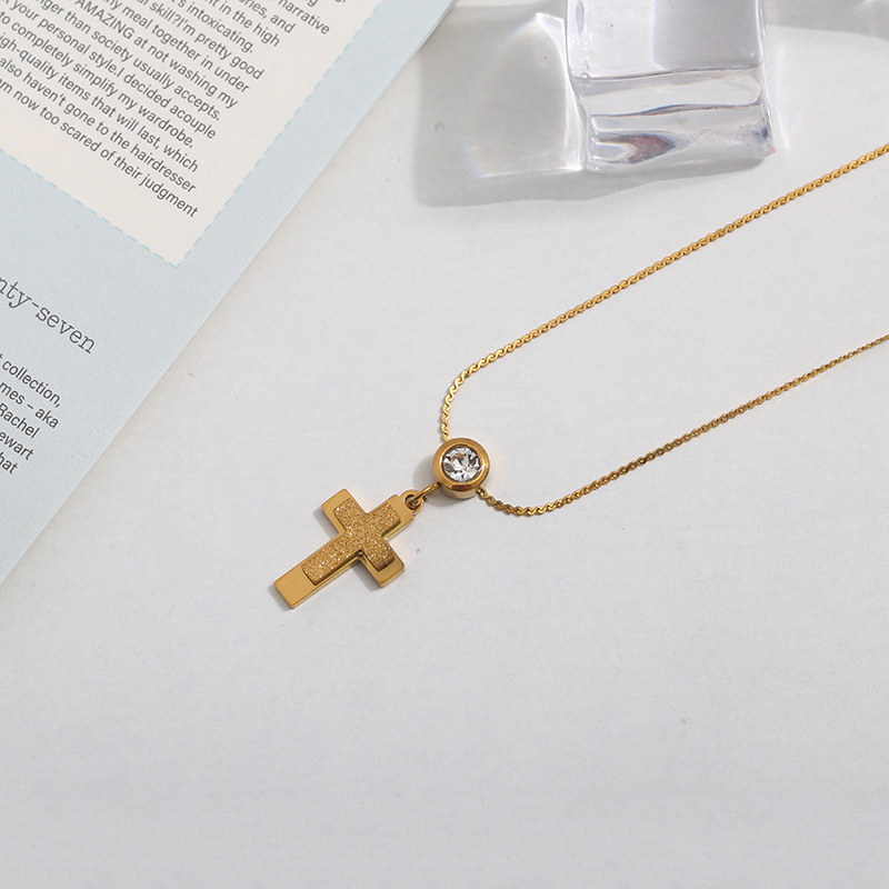 1:6#Cup diamond pressed sand double layer cross