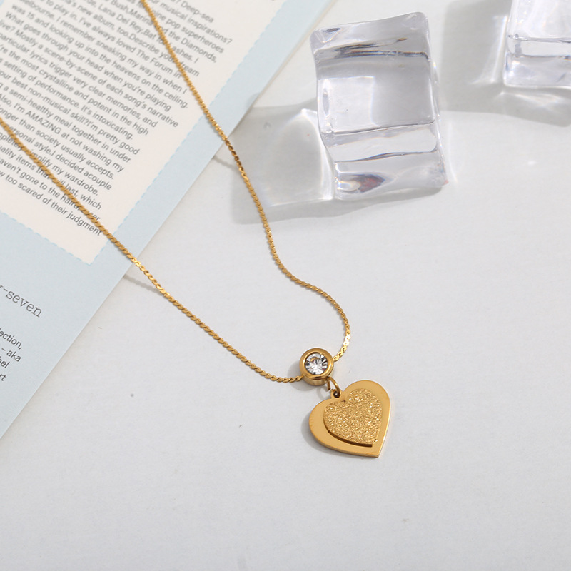 3:6#Cup diamond pressed sand double layer love heart