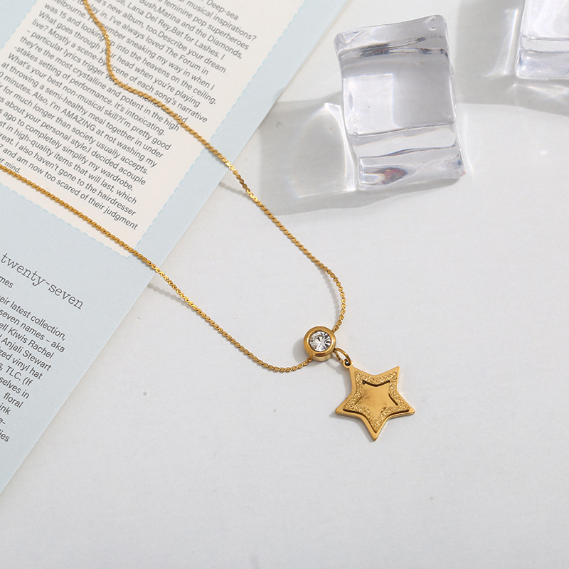 5:6#Cup diamond pressed sand double layer five-pointed star