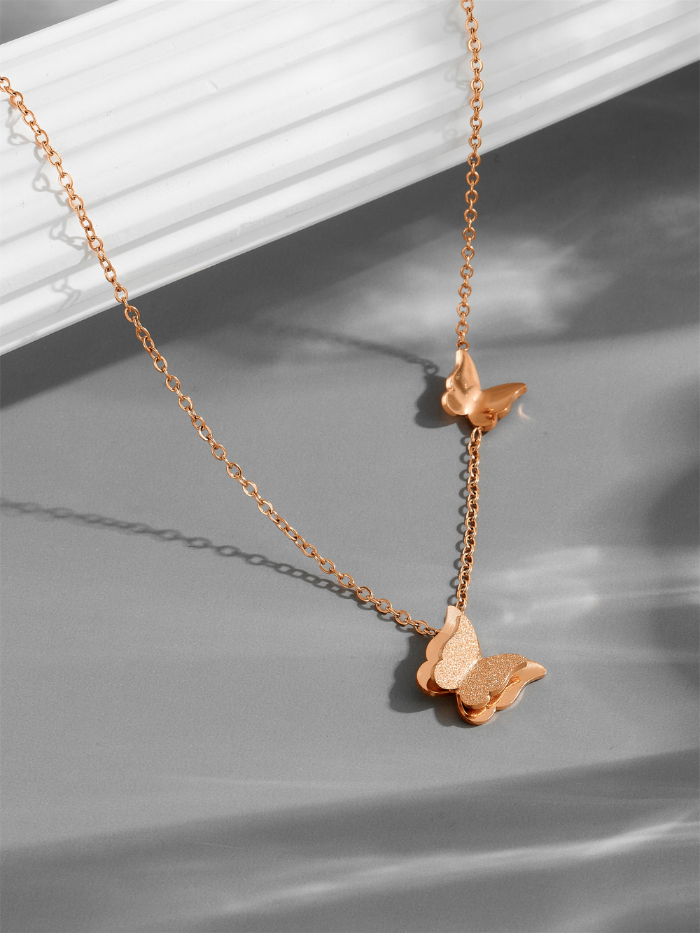 necklace rose gold  40cm