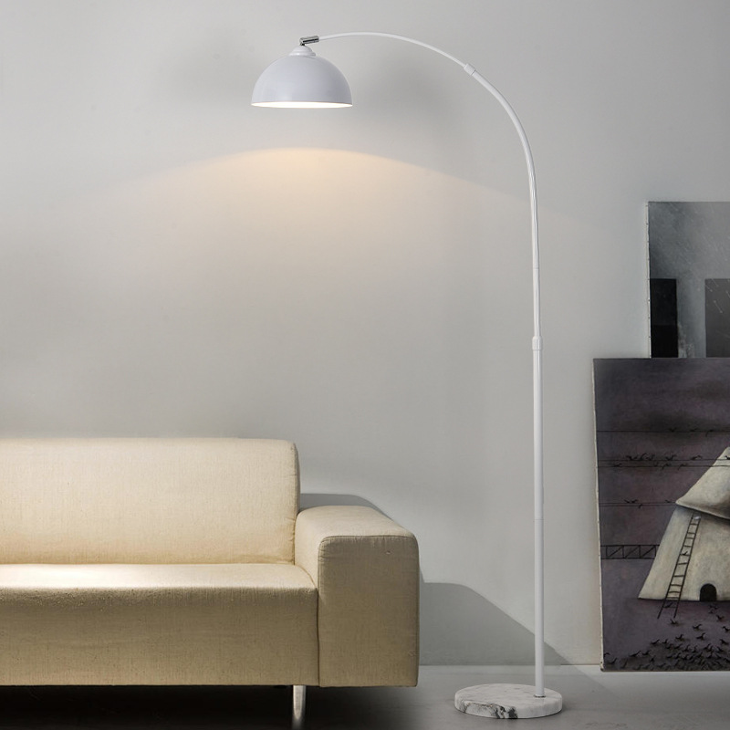 White pole white lampshade   12w remote control dimming temperature light bulb