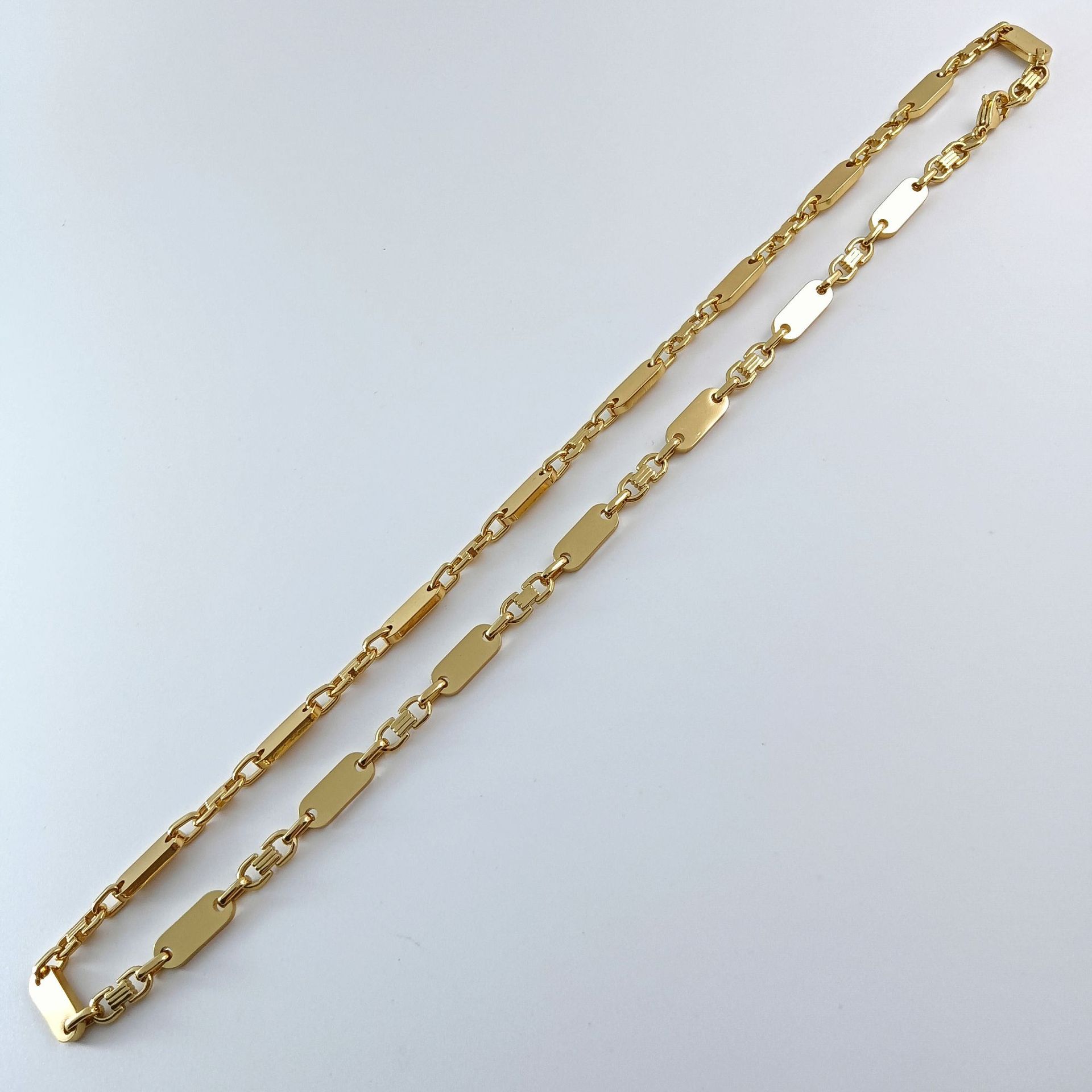 Gold necklace 6mm*55cm