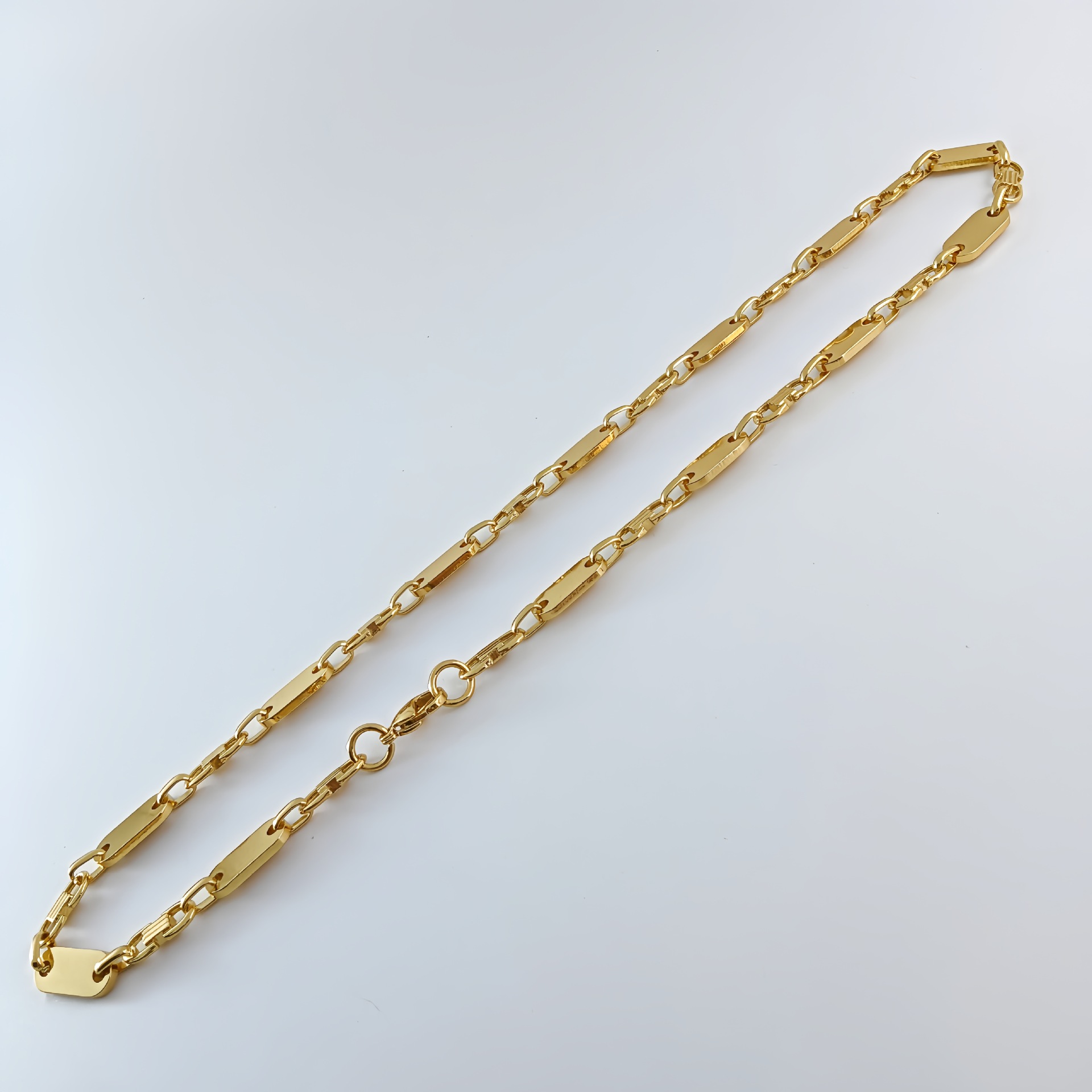 Gold necklace 8mm*55cm