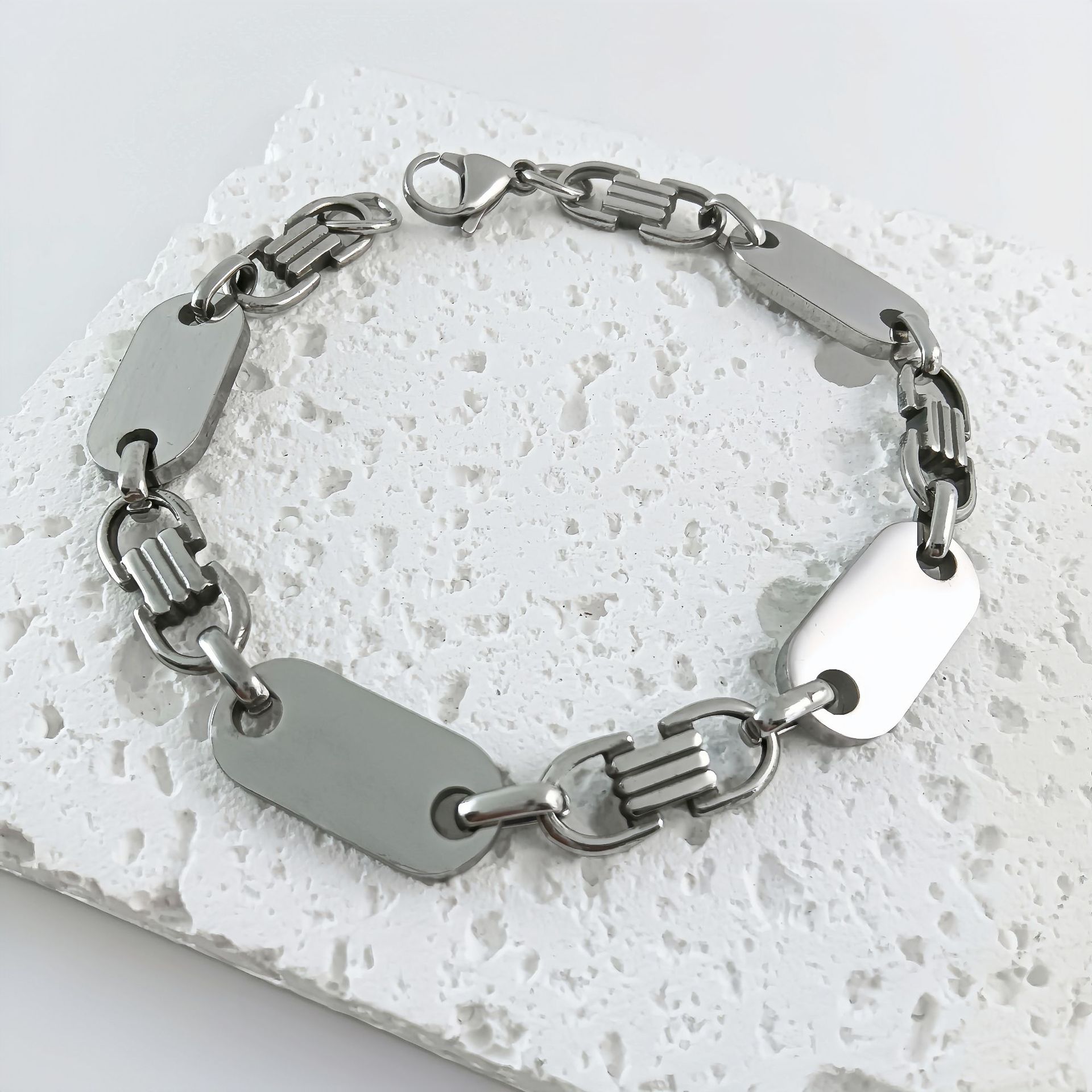 10mm steel color bracelet