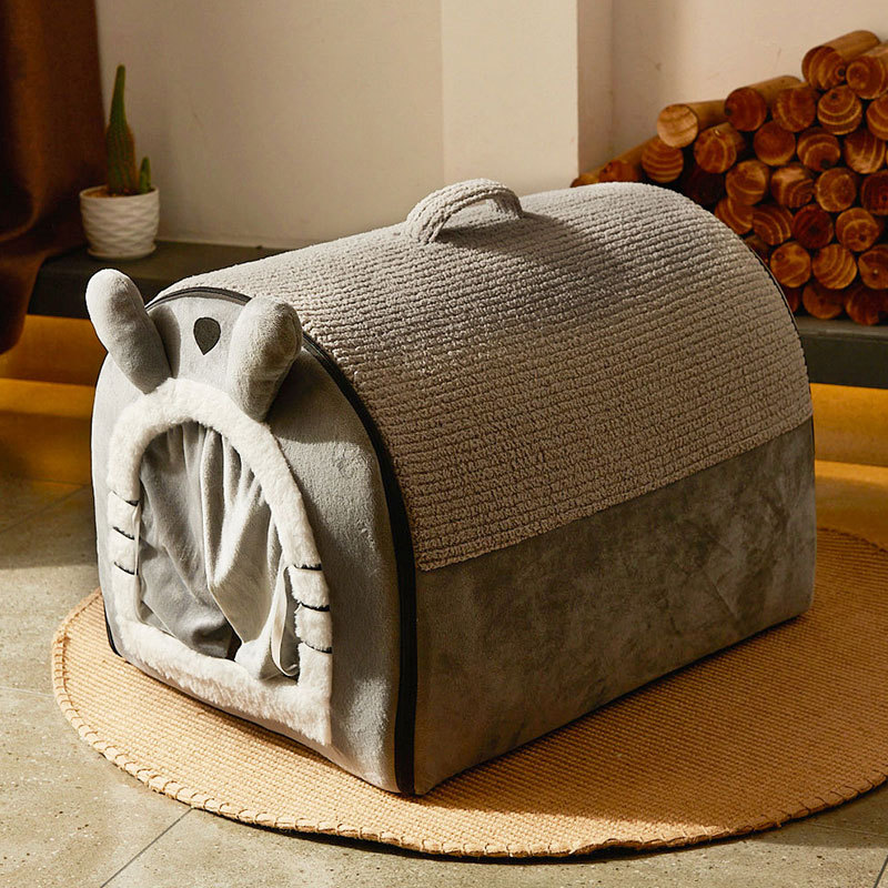 Gray pet house