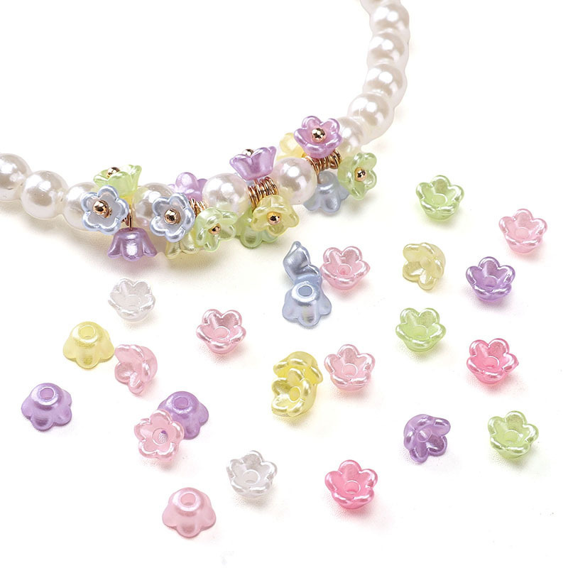 8:Stainless Steel Ball Needle Small Flower Combo