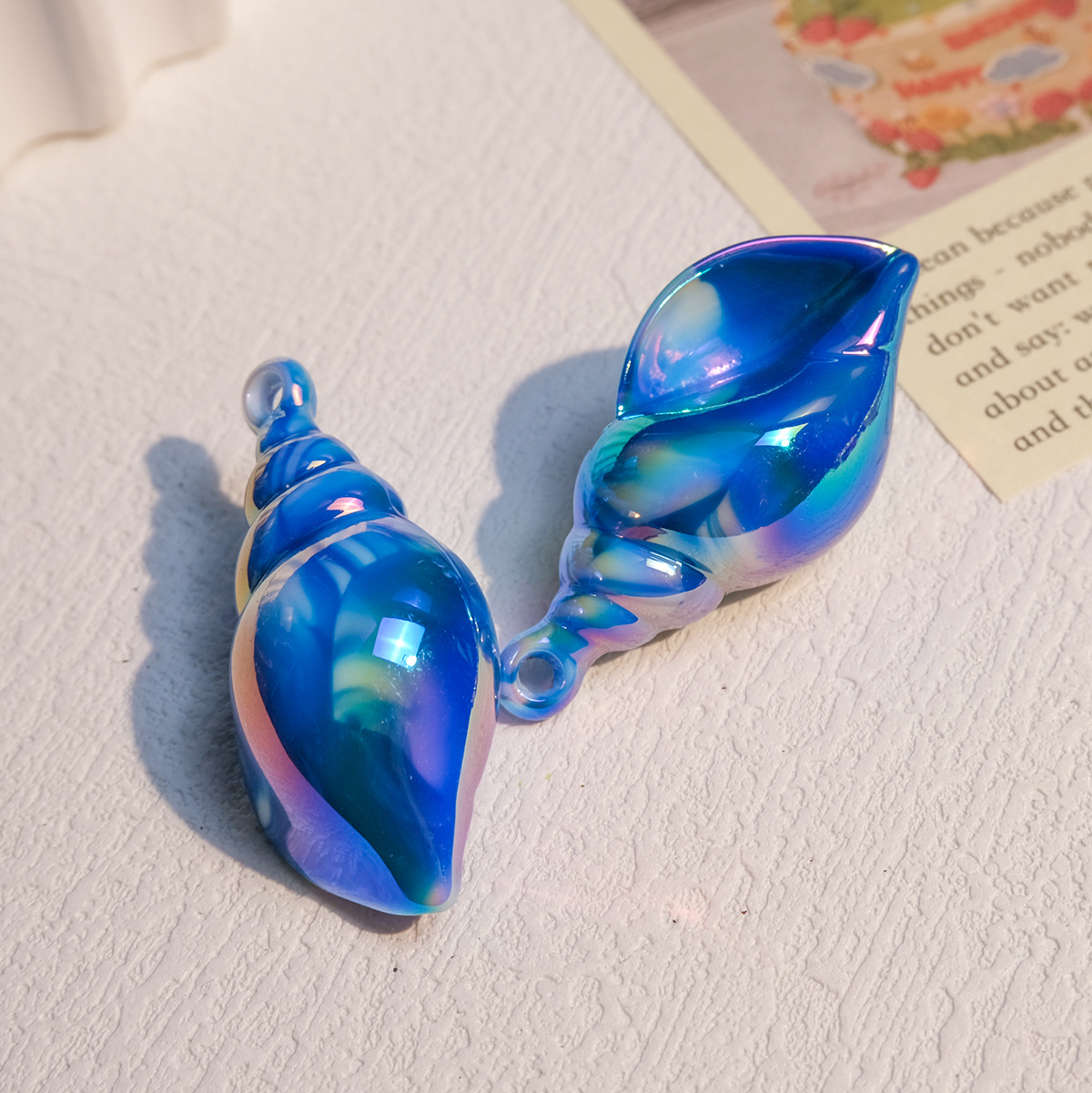 6:Sapphire blue-small conch
