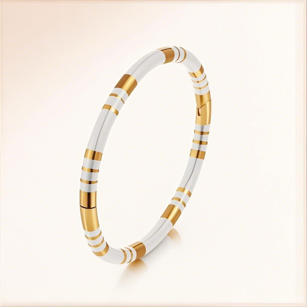 1:33-b-1 white glue bracelet