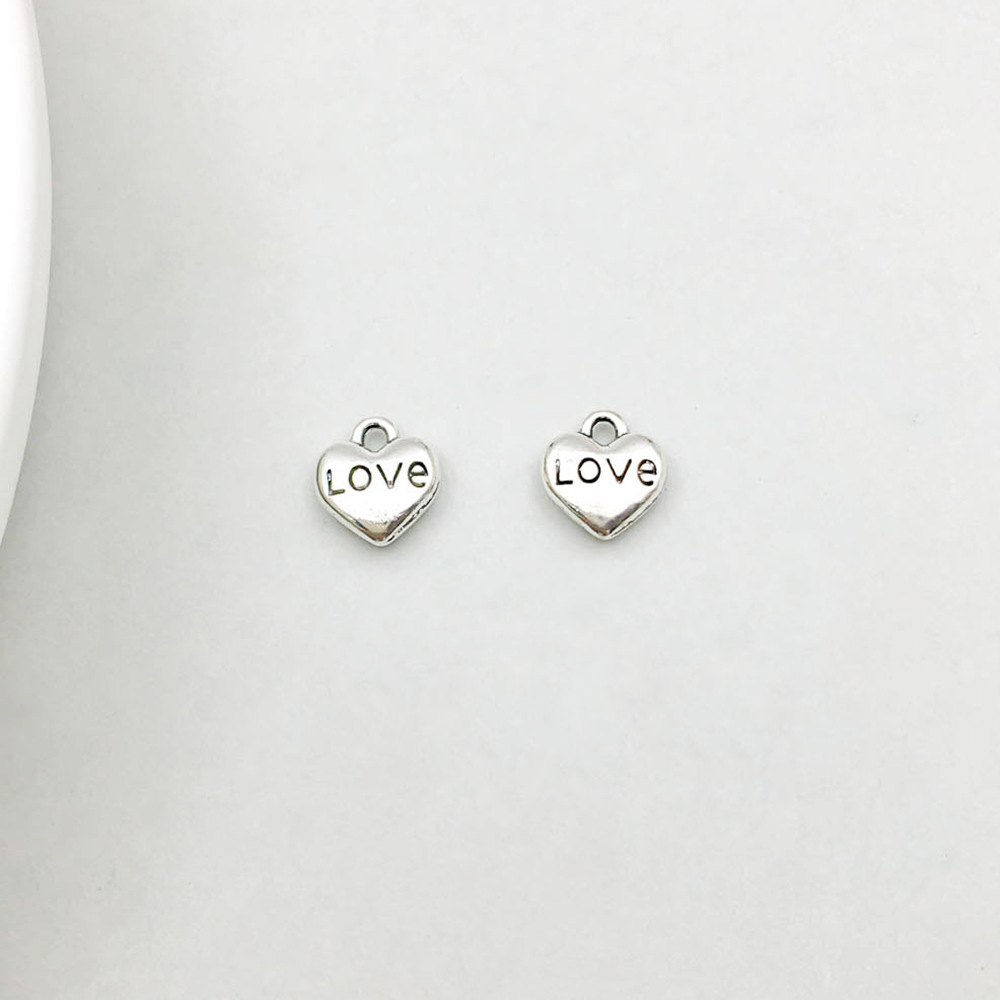 4:1 small peach heart with love7.7*8.5mm-0.5g-13334