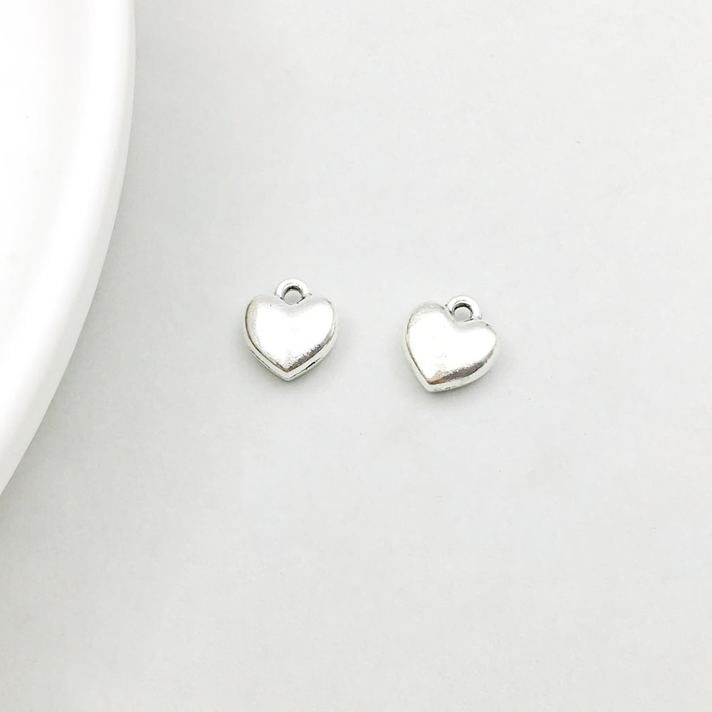 14:1 Ancient silver heart 8*9mm-1g-14096