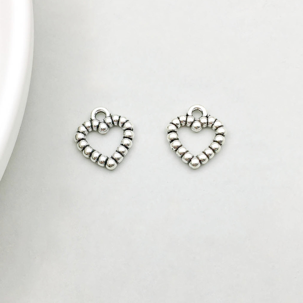 16:1 Ancient silver love 12*13mm-0.8g-14098