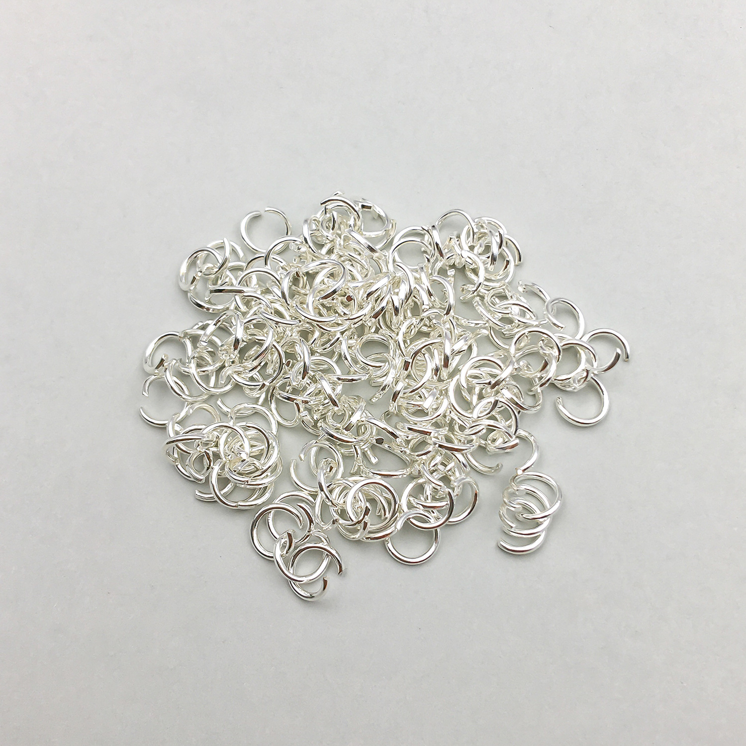 light silver color 4mm/400pcs