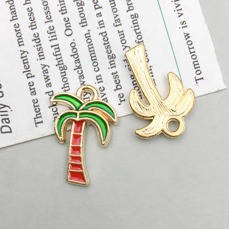 5:1 dripping oil coconut tree 13*18mm-1g-9912