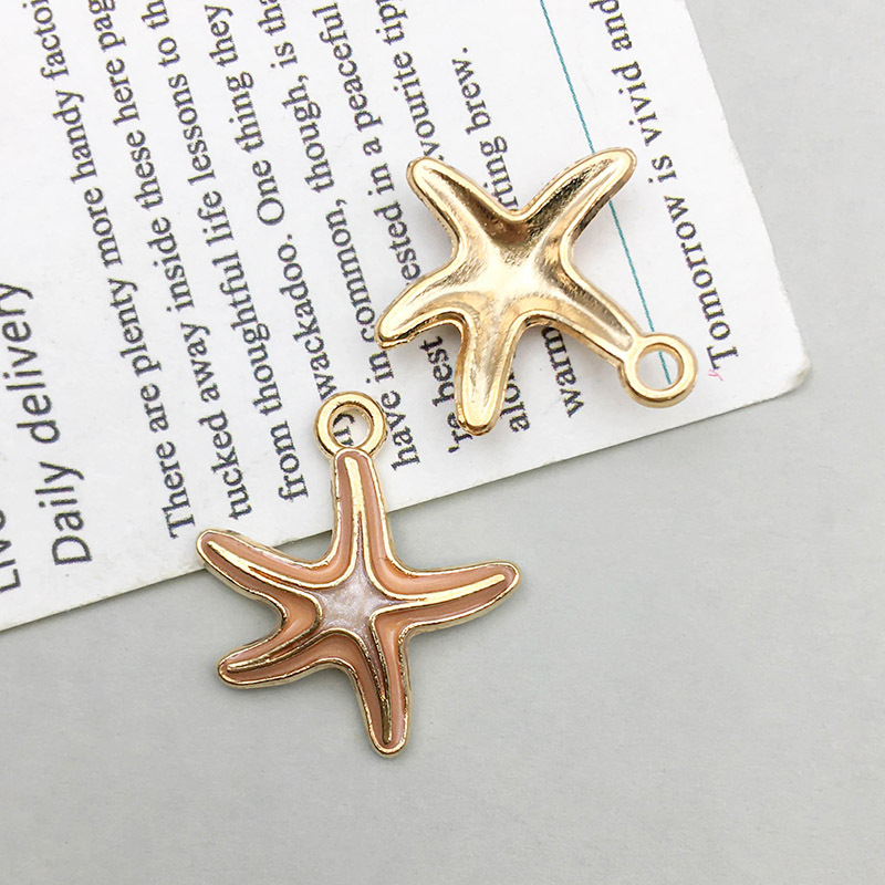 15:1 dripping pink starfish 17*17mm-0.8g-12312