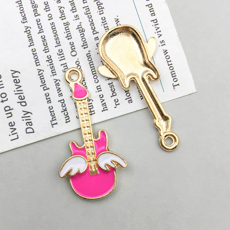 16:1 dripping pink guitar wings 16*32mm-1.8g-12316