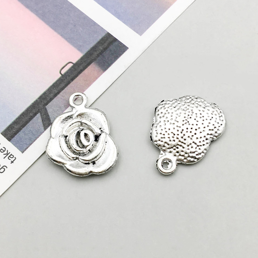 22:1 ancient silver rose 13*17mm-1.5g-B89