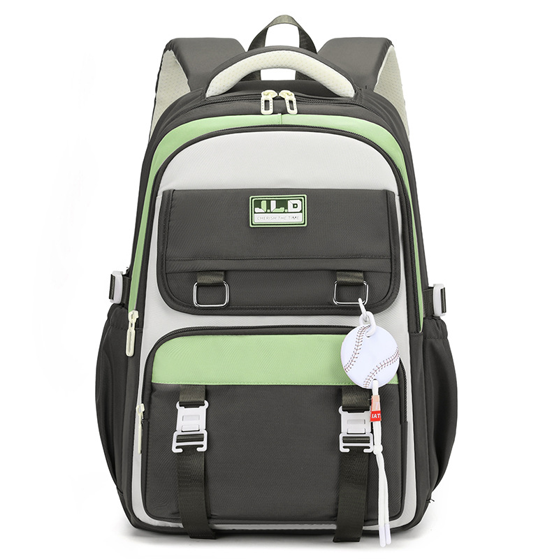 Dark gray with green