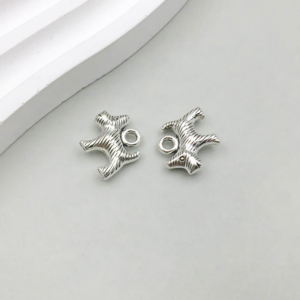 8:1 ancient silver line dog 12*14mm-1.6g-9809