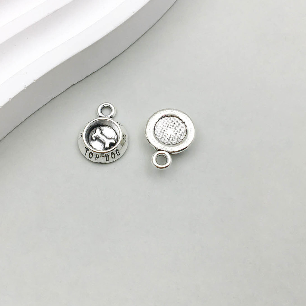 11:1 ancient silver dog rice basin 10*15mm-1.2g-9812