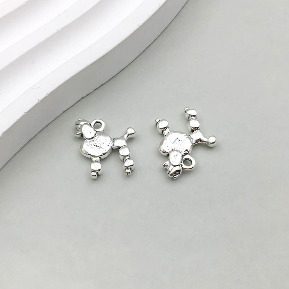 16:1 ancient silver poodle 15*15mm-1.3g-11258