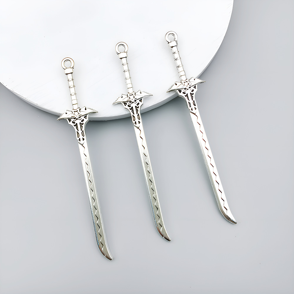 4:1 ancient silver sword 14*69mm-3.2g-16174