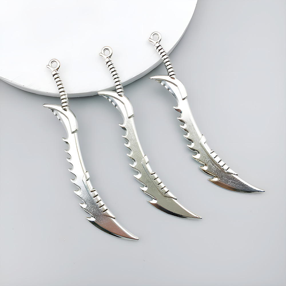 6:1 ancient silver sword 15*69mm-4g-16176