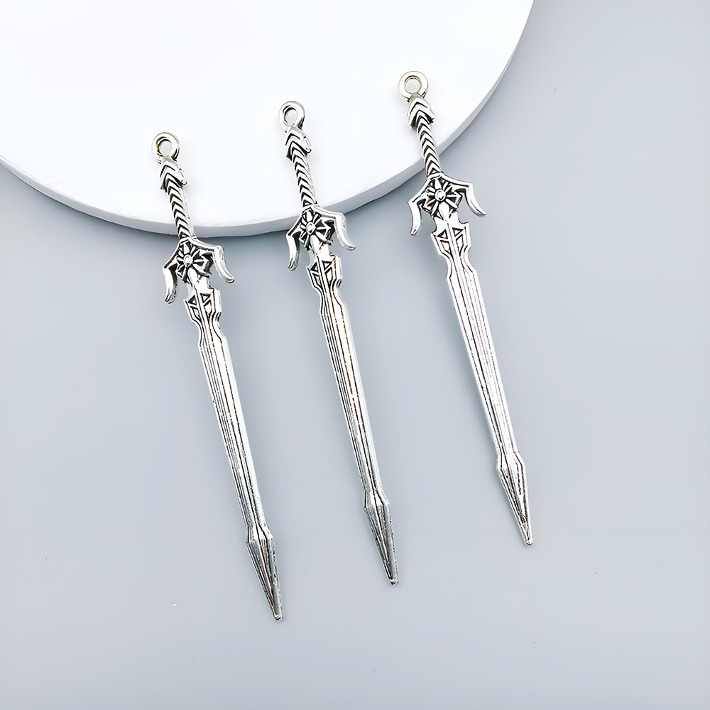 14:1 ancient silver sword 11*69mm-2.8g-16184